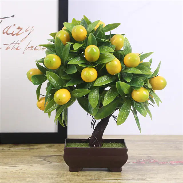 Fake Potted Plants - Miniature Pine Tree Decoration