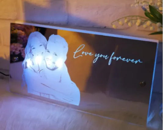 Custom Illuminated Name Mirror