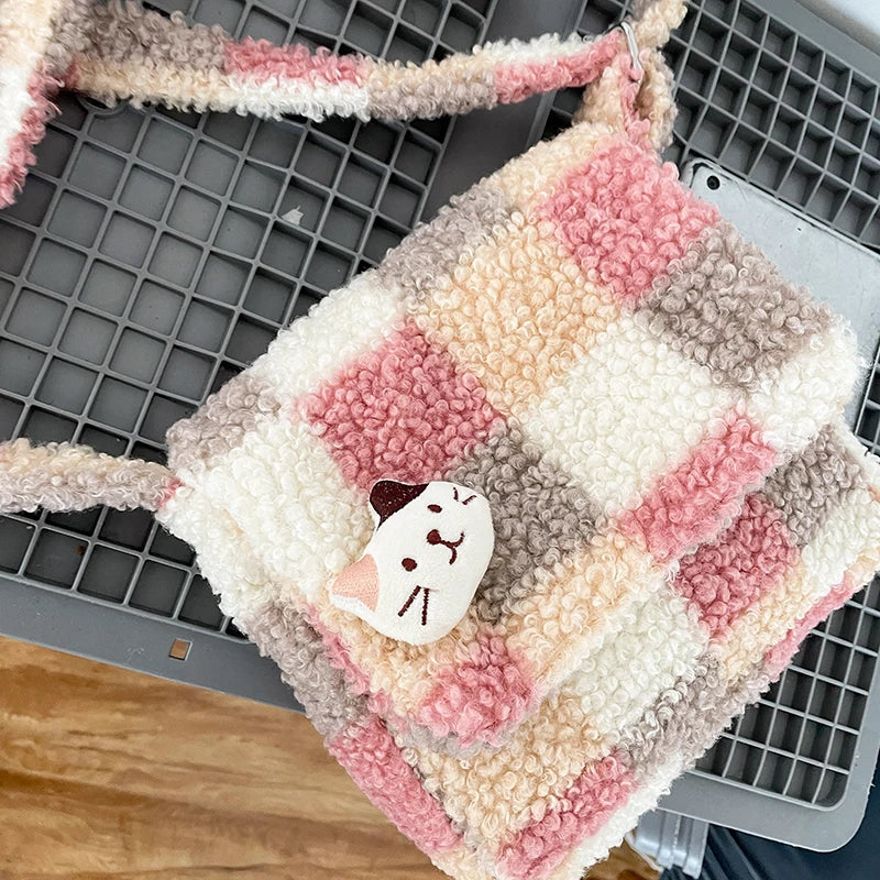 Checkers Anyone? Adorable Soft Satchel