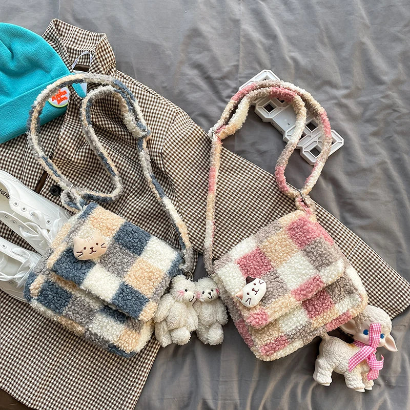 Checkers Anyone? Adorable Soft Satchel