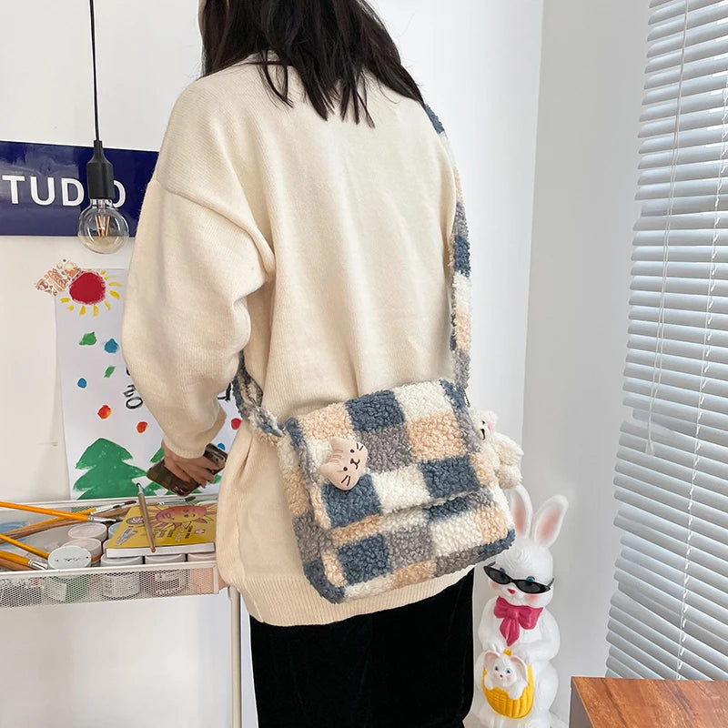 Checkers Anyone? Adorable Soft Satchel