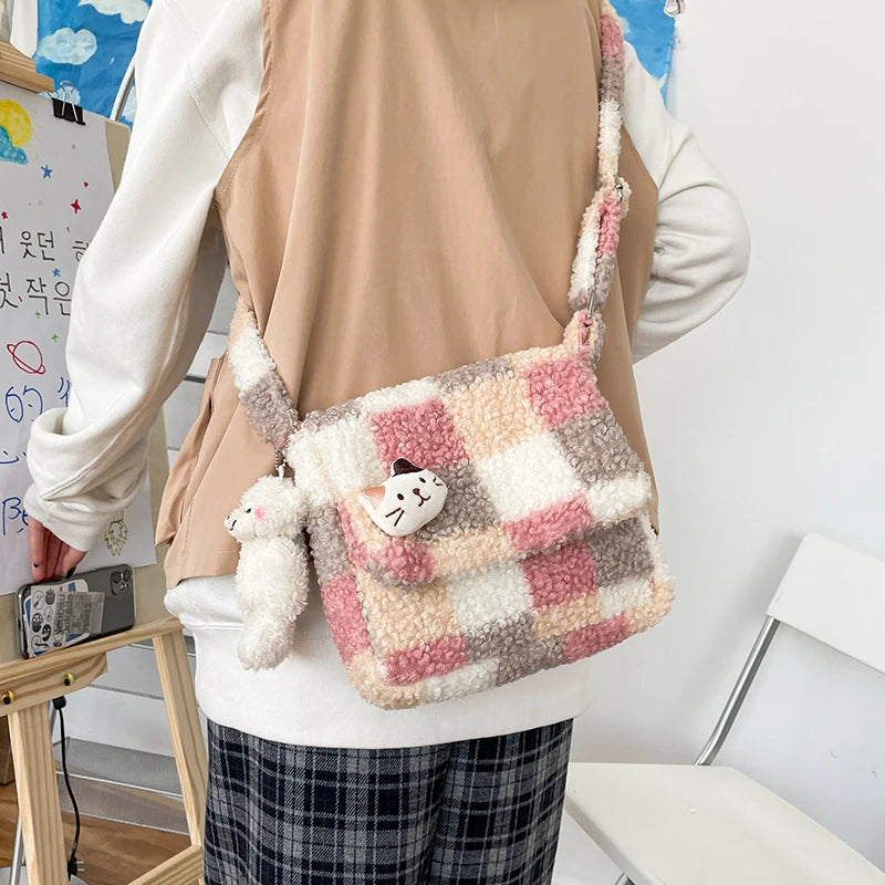 Checkers Anyone? Adorable Soft Satchel