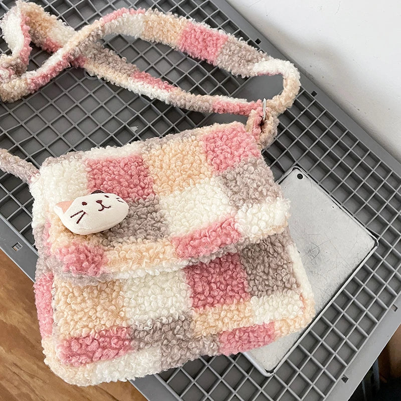 Checkers Anyone? Adorable Soft Satchel