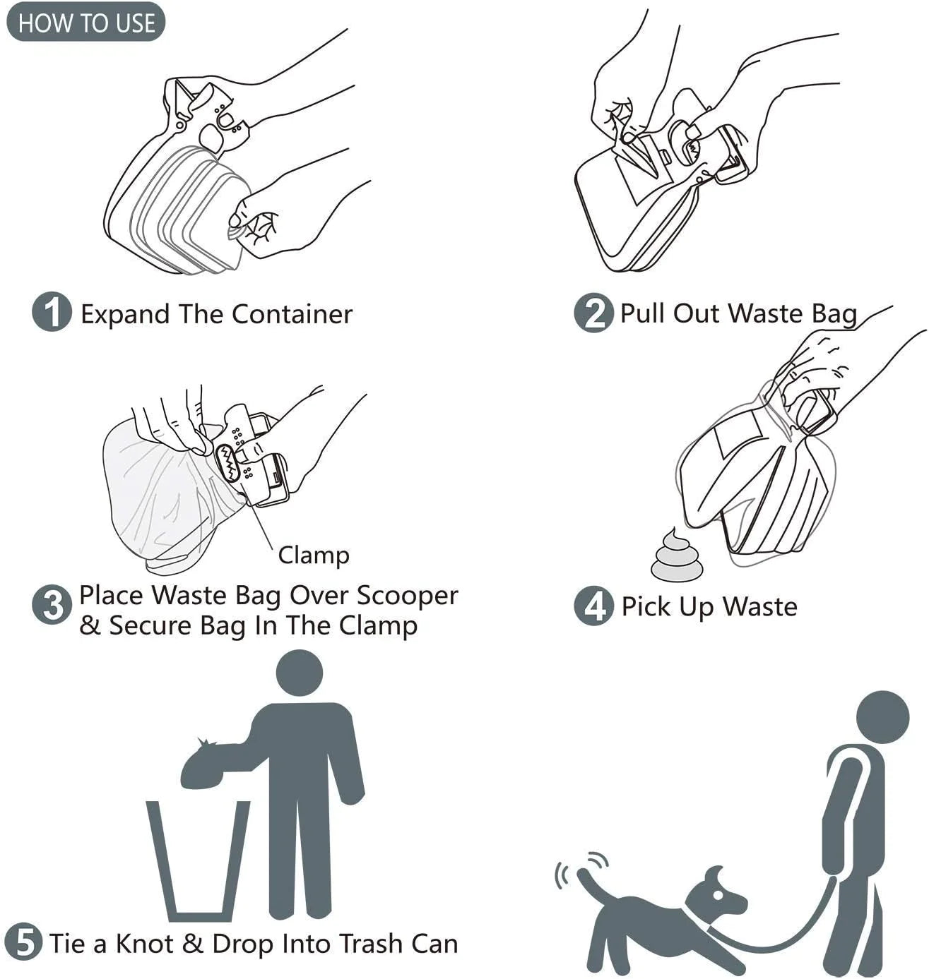 No Touch Pet Waste Remover