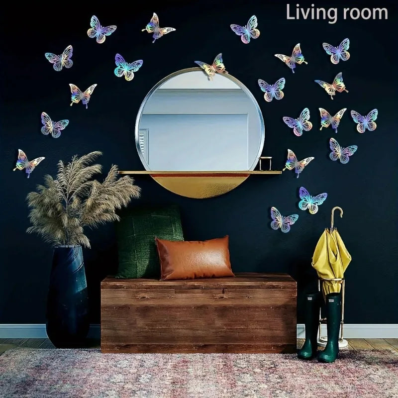 Whimsy In Motion - Sparkling Butterfly Wall Decor