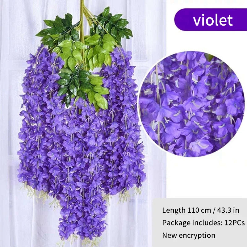 Moonlit Cascade - Wisteria Garland (12 pieces)