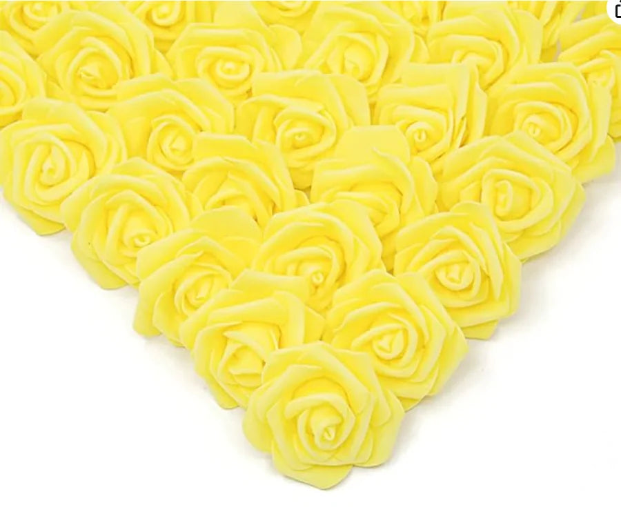 Mini Fairy Roses -Soft Foam Flower Set (Choose 10, 20, or 50)