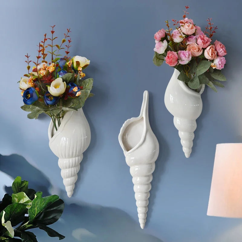 Seashell Wall Vase