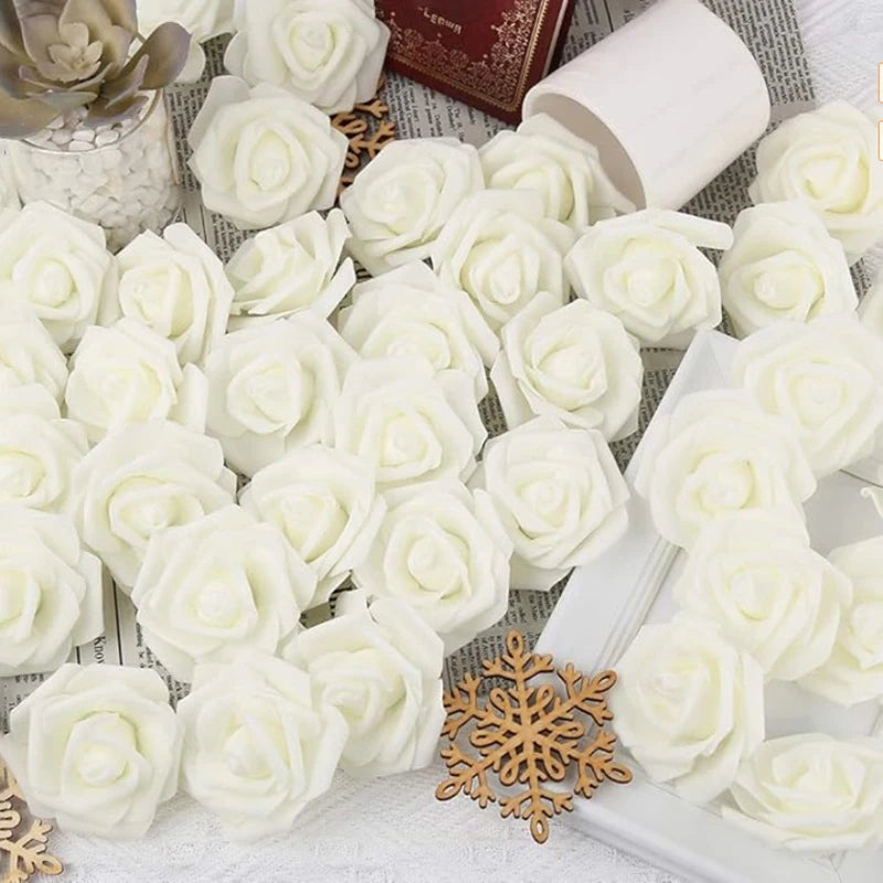 Mini Fairy Roses -Soft Foam Flower Set (Choose 10, 20, or 50)