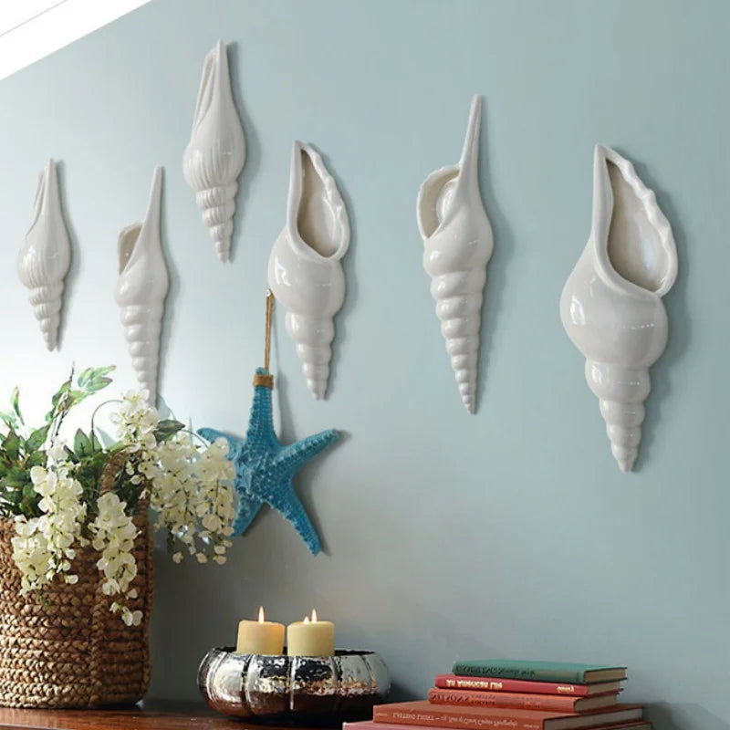Seashell Wall Vase