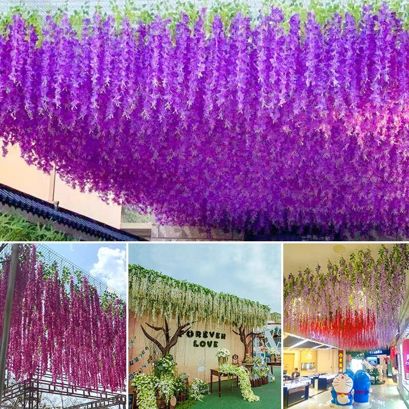 Moonlit Cascade - Wisteria Garland (12 pieces)