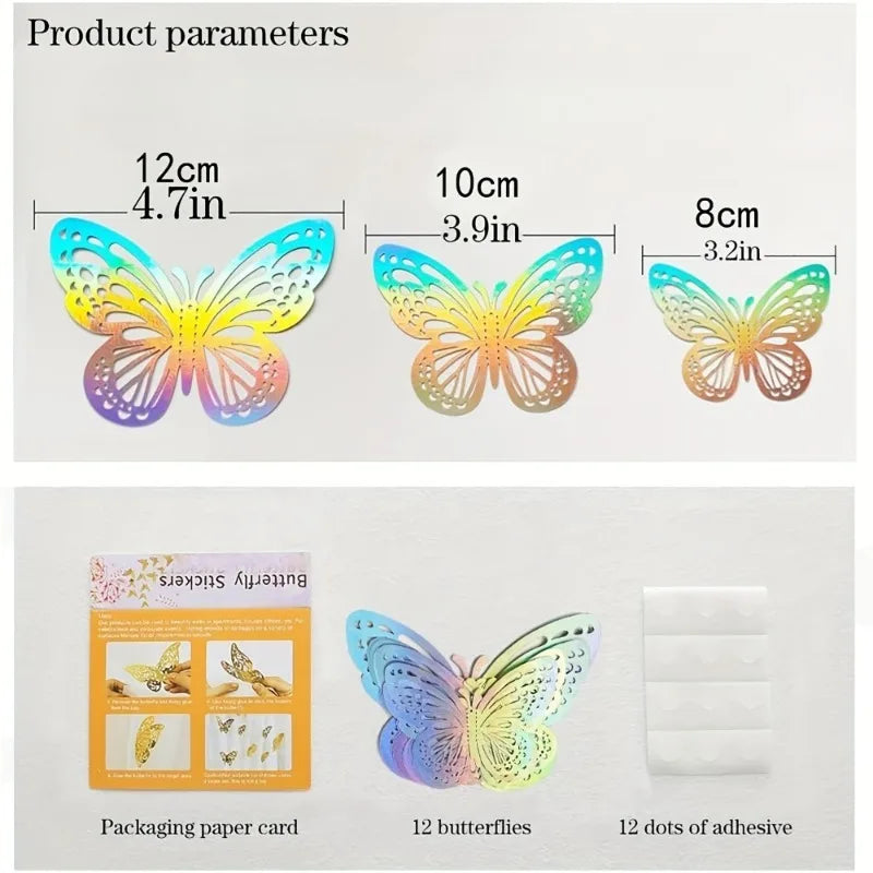Whimsy In Motion - Sparkling Butterfly Wall Decor