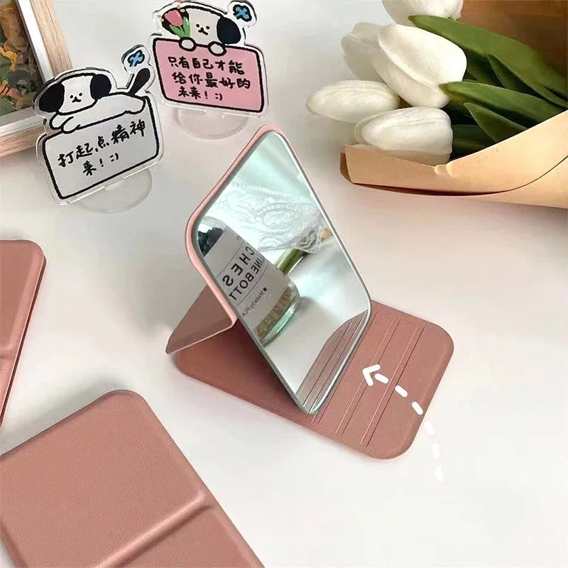 Handheld Foldable On the Go Mirror