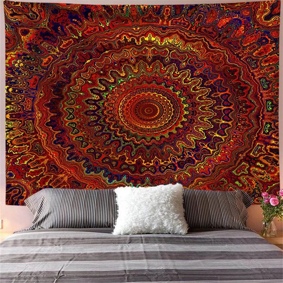 Boho Indian Mandala Wall Hanging