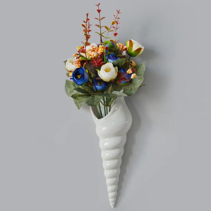 Seashell Wall Vase