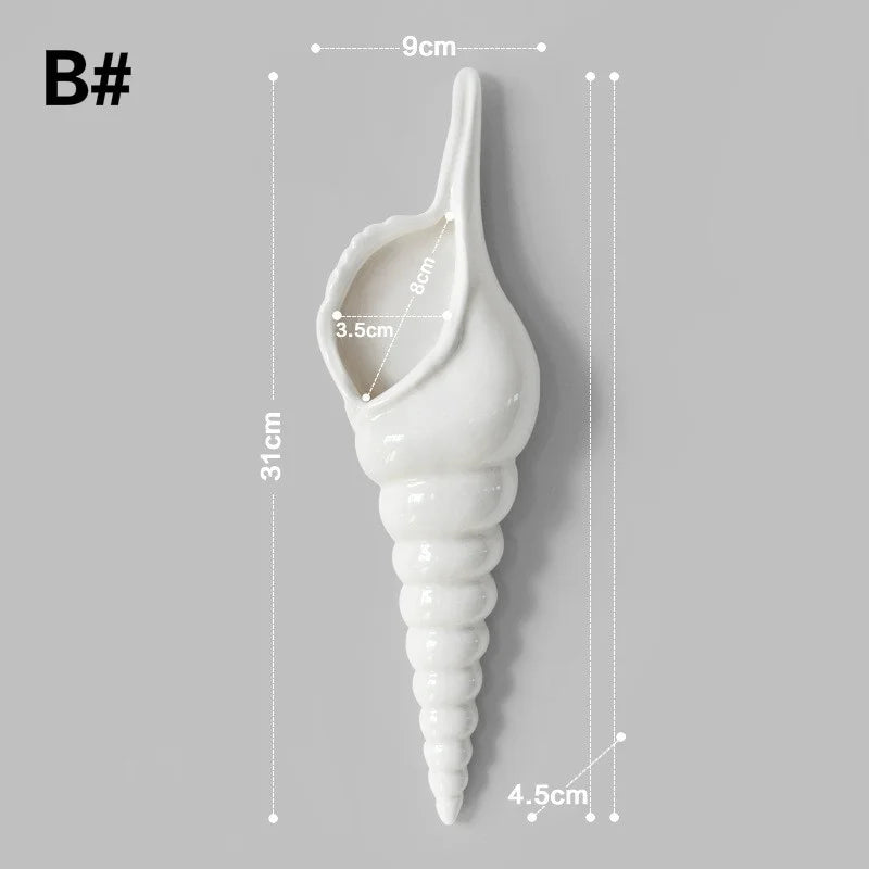 Seashell Wall Vase