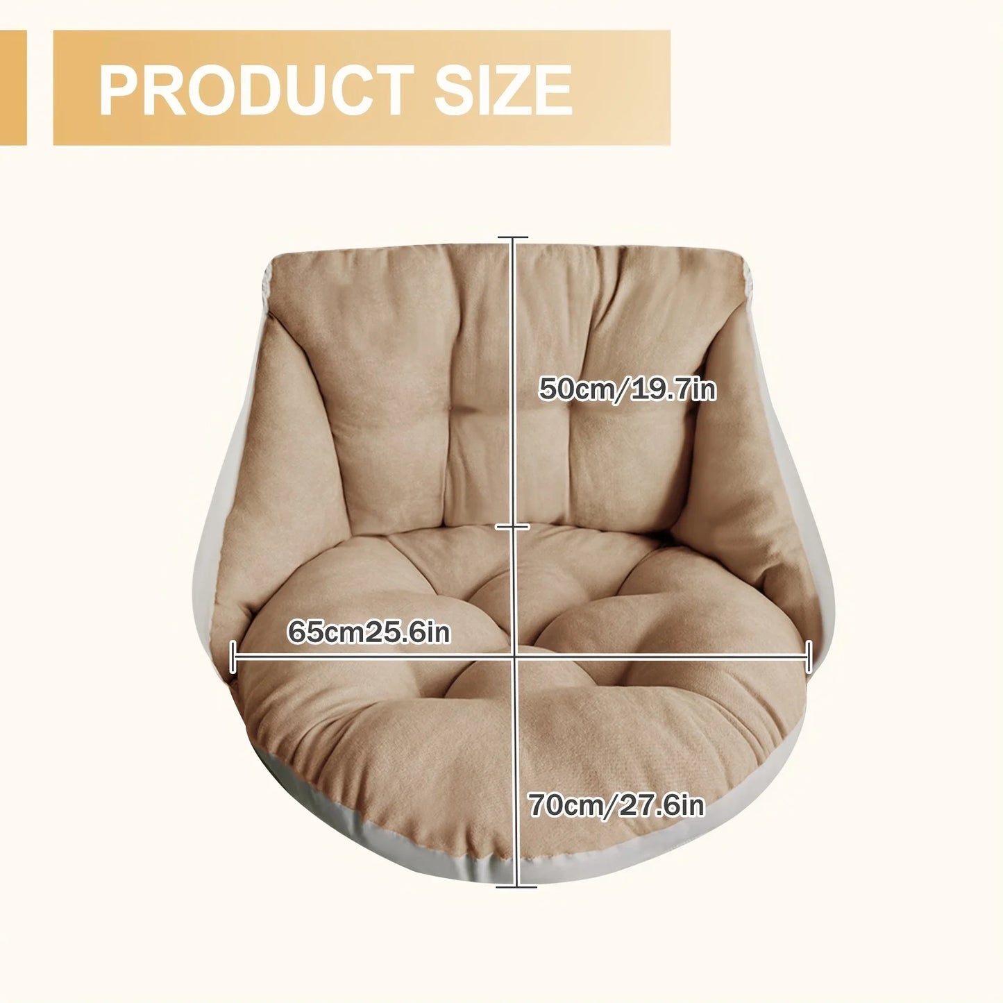 Crystal Velvet Hanging Chair Cushion