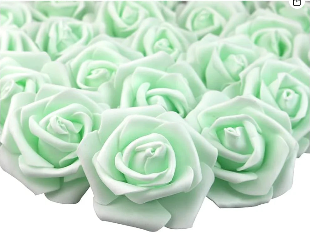 Mini Fairy Roses -Soft Foam Flower Set (Choose 10, 20, or 50)