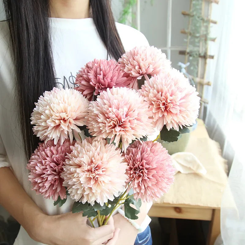 The Secret Garden - Faux Hydrangea Flowers (5)