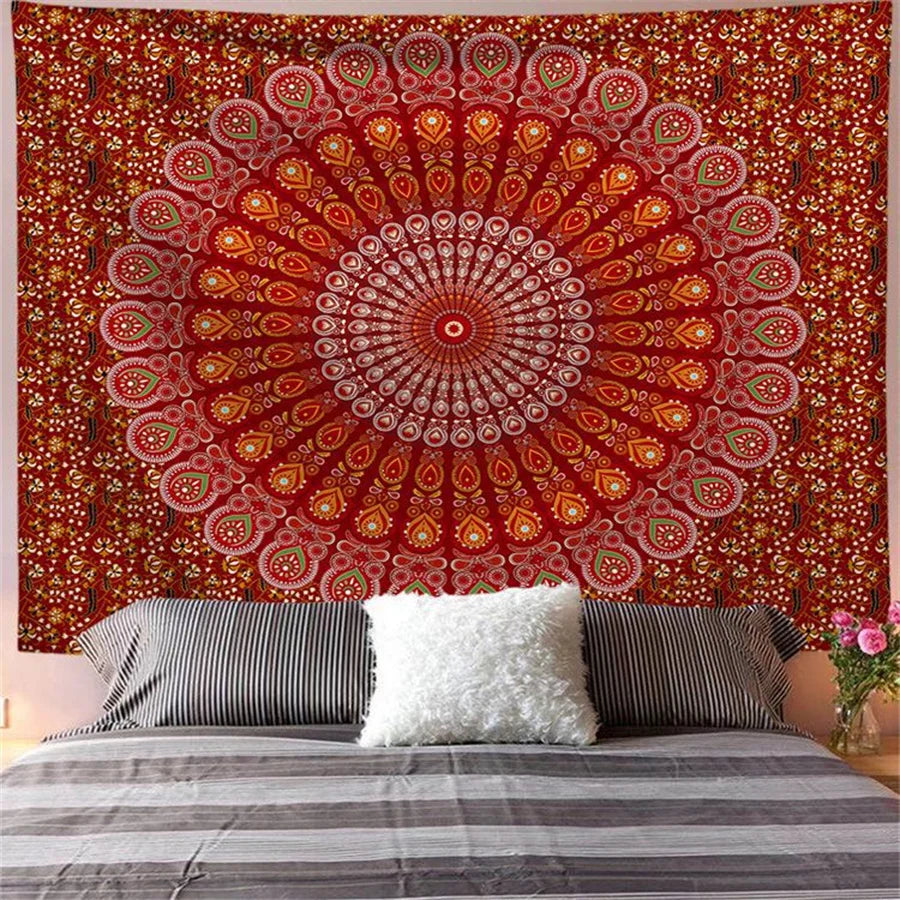 Boho Indian Mandala Wall Hanging