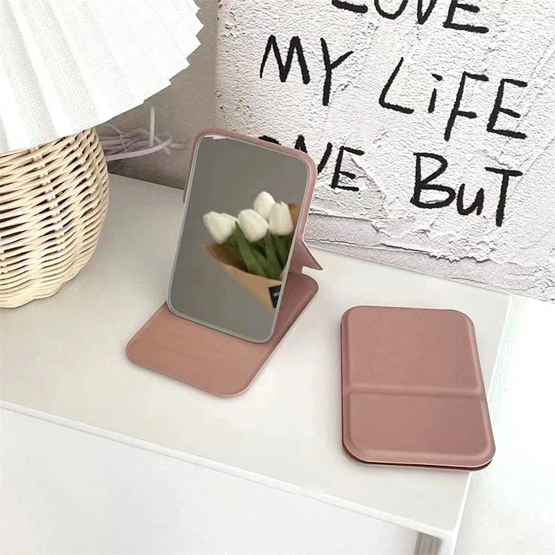 Handheld Foldable On the Go Mirror