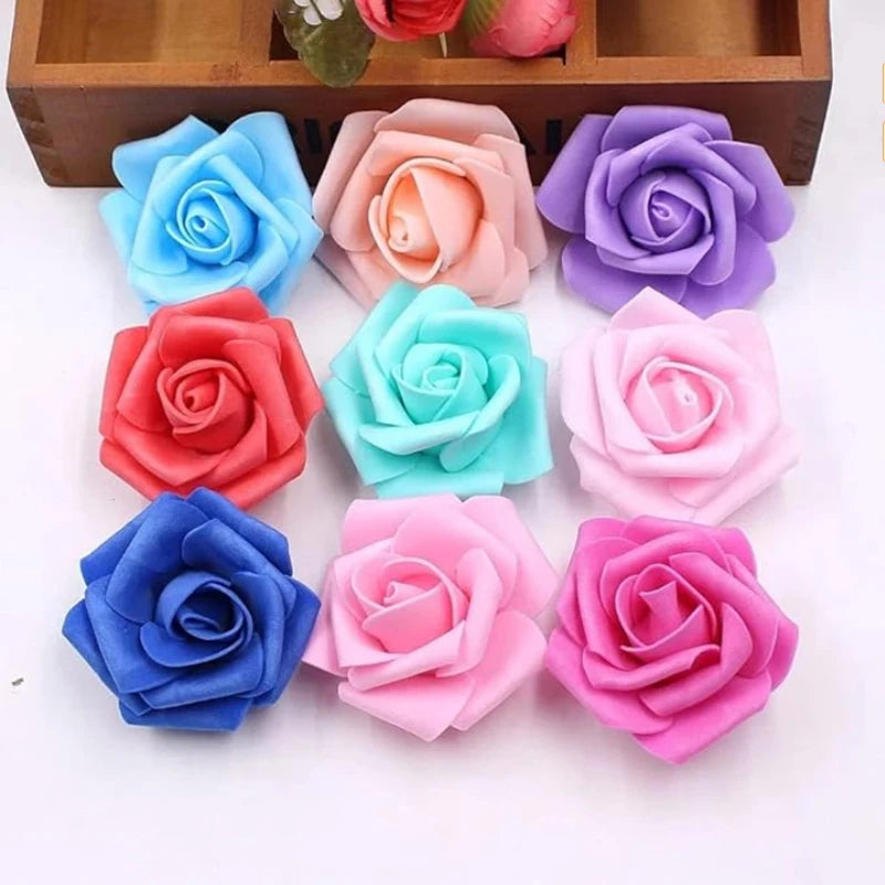Mini Fairy Roses -Soft Foam Flower Set (Choose 10, 20, or 50)