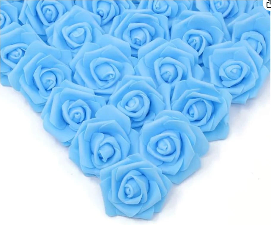 Mini Fairy Roses -Soft Foam Flower Set (Choose 10, 20, or 50)