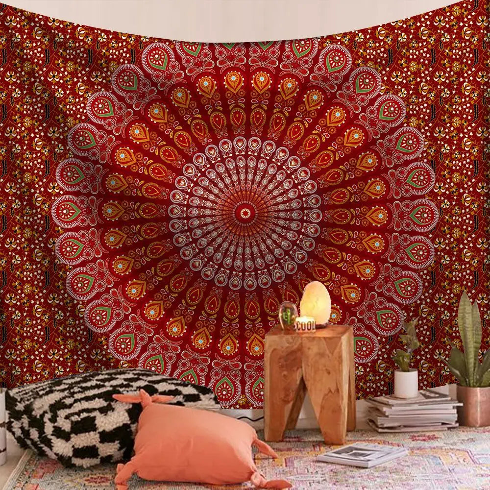 Boho Indian Mandala Wall Hanging