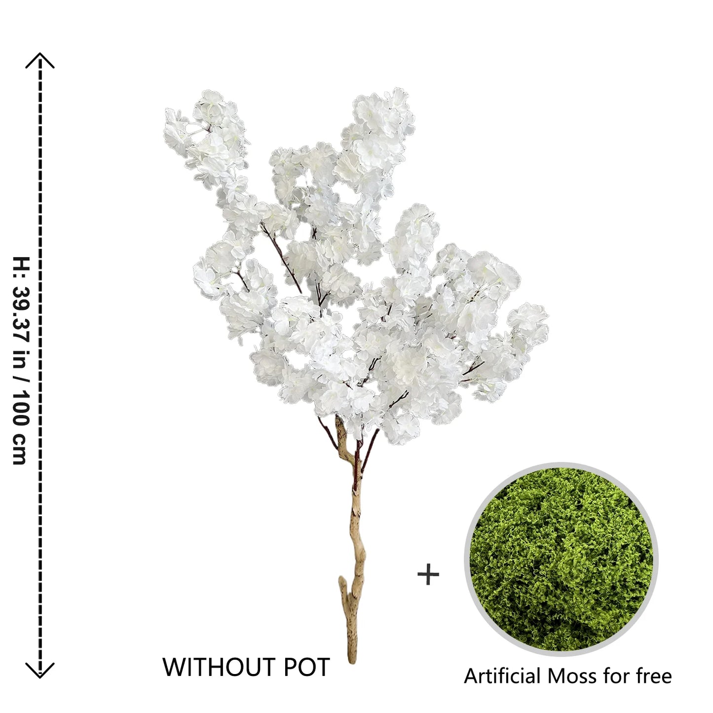 The Fairy Tree - Artificial White Cherry Plant