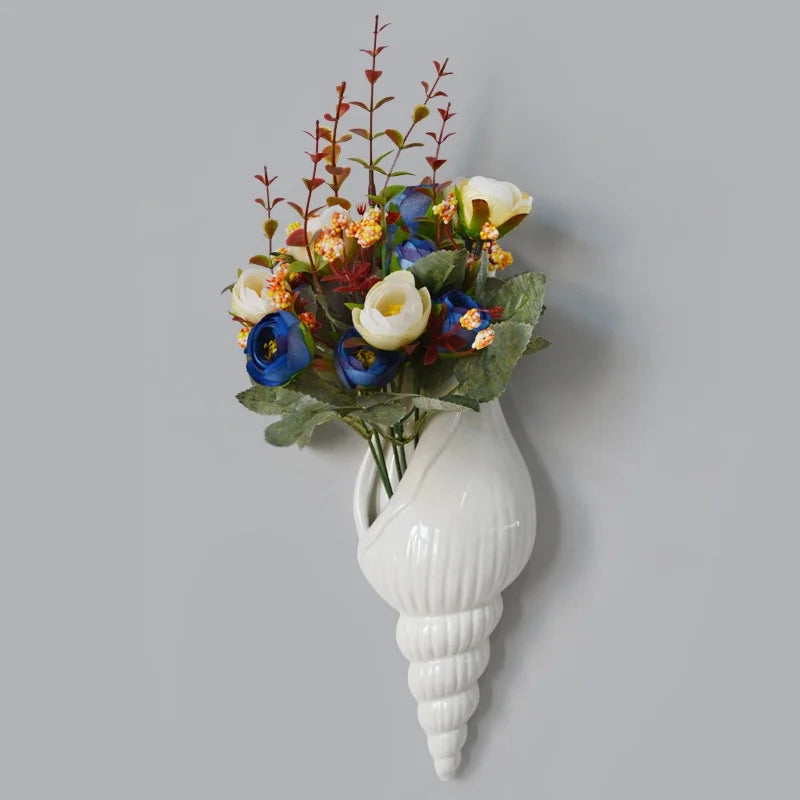 Seashell Wall Vase