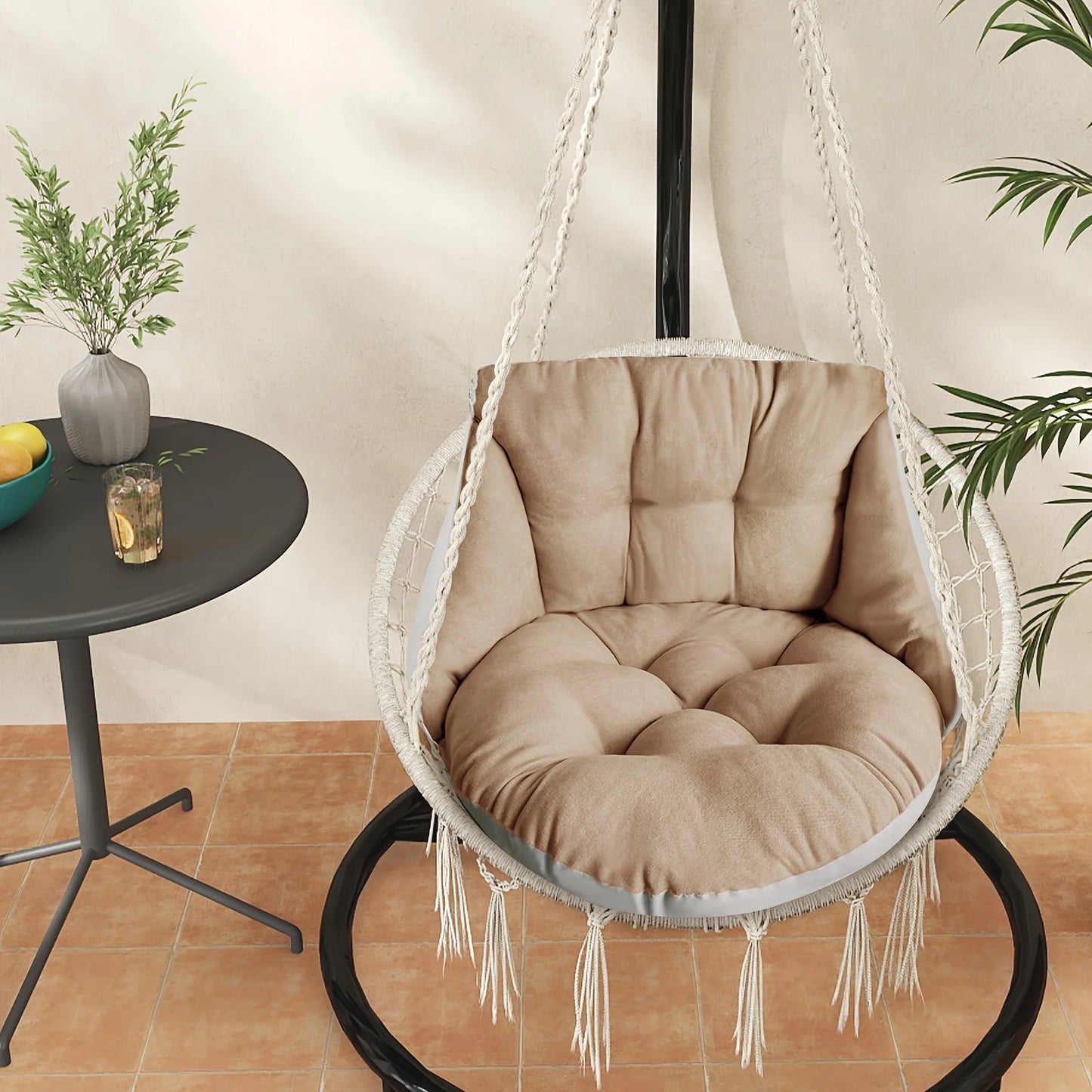 Crystal Velvet Hanging Chair Cushion