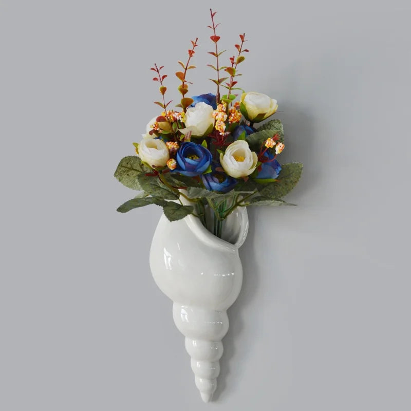 Seashell Wall Vase