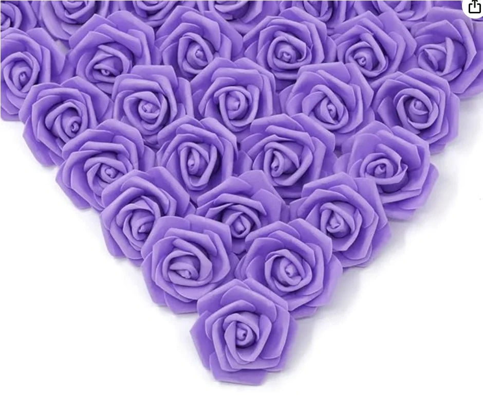 Mini Fairy Roses -Soft Foam Flower Set (Choose 10, 20, or 50)