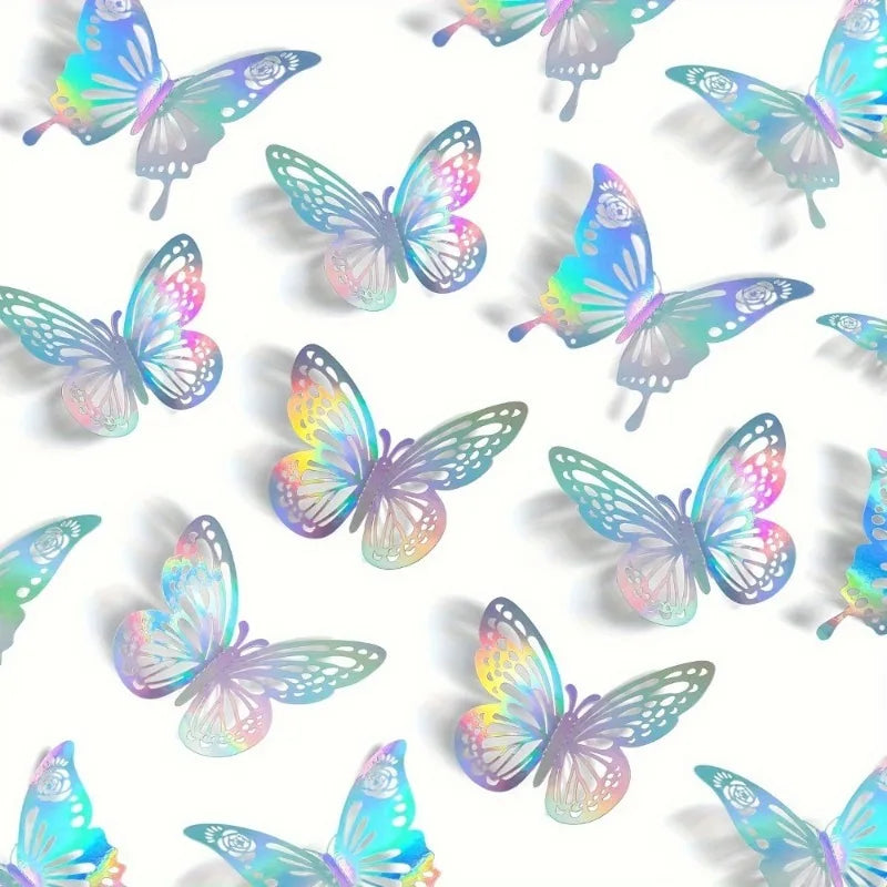 Whimsy In Motion - Sparkling Butterfly Wall Decor