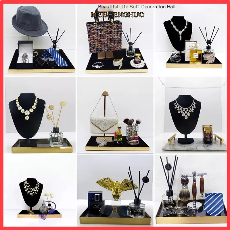 Display Set for Closet, Vanity, and Accessories