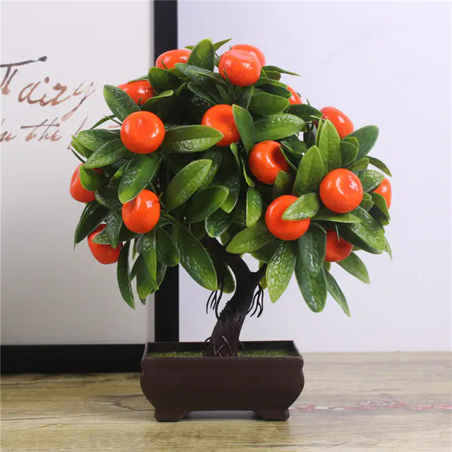 Fake Potted Plants - Miniature Pine Tree Decoration