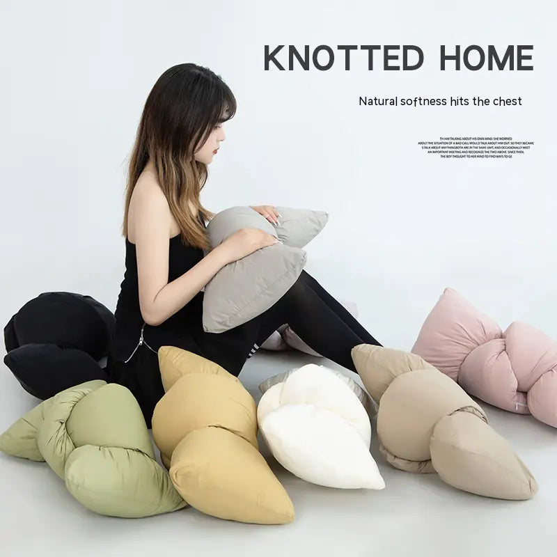 Knotted Shaped Pillows for Bedside and Living Room