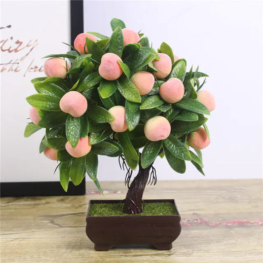 Fake Potted Plants - Miniature Pine Tree Decoration