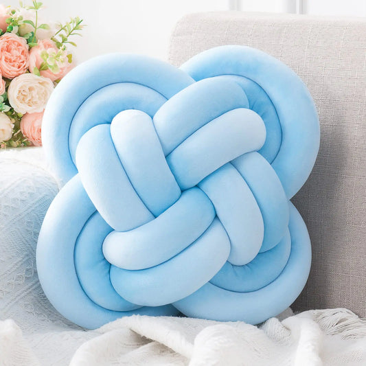 Blue Knot Pillow