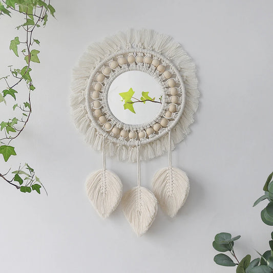 Boho Macrame Mirror