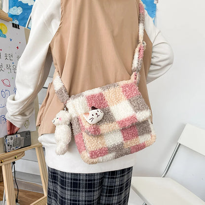 Checkers Anyone? Adorable Soft Satchel