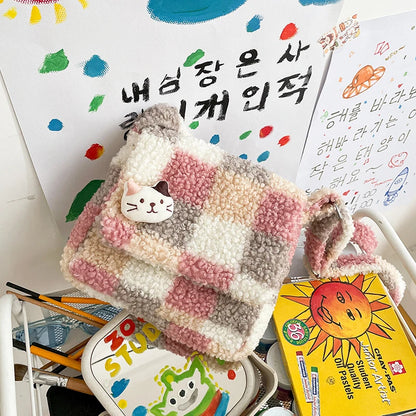 Checkers Anyone? Adorable Soft Satchel