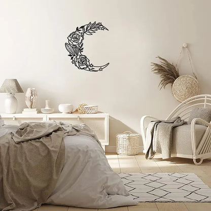 Celestial Dance- Boho Moon Phase Wall Art