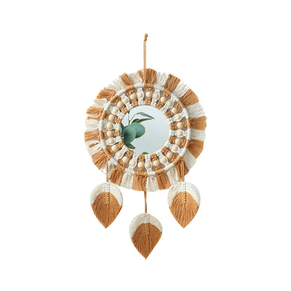 Boho Macrame Mirror