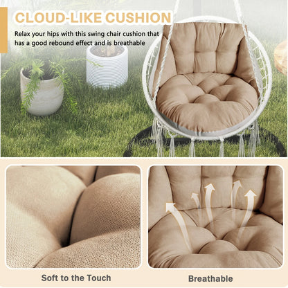 Crystal Velvet Hanging Chair Cushion