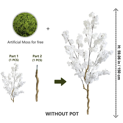 The Fairy Tree - Artificial White Cherry Plant