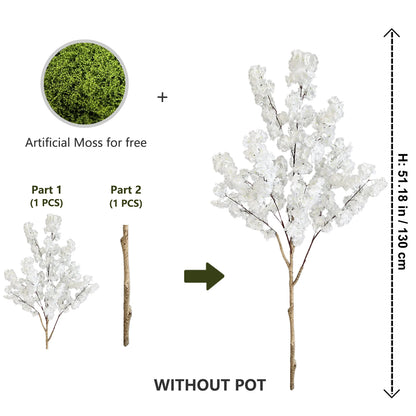 The Fairy Tree - Artificial White Cherry Plant