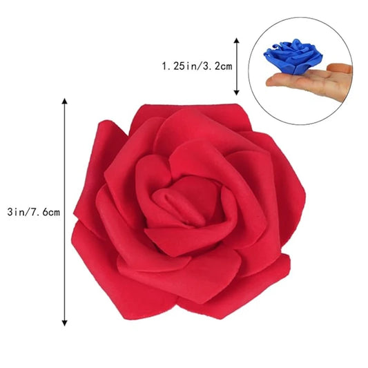 Mini Fairy Roses -Soft Foam Flower Set (Choose 10, 20, or 50)