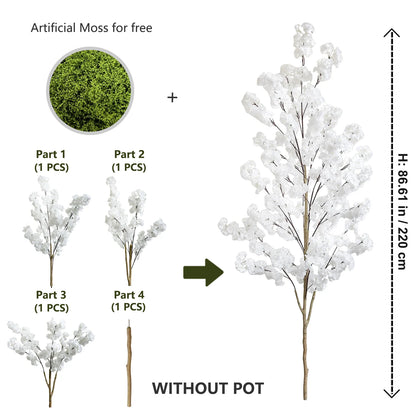 The Fairy Tree - Artificial White Cherry Plant