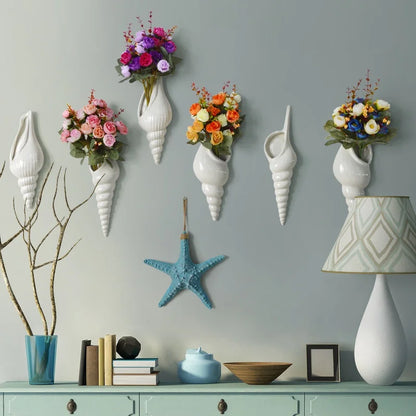 Seashell Wall Vase